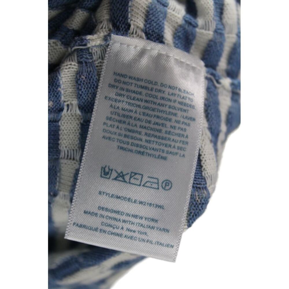 Guest in Residence Women Cropped Tank Cotton Crewneck Blue Size XS - Picture 5 of 6